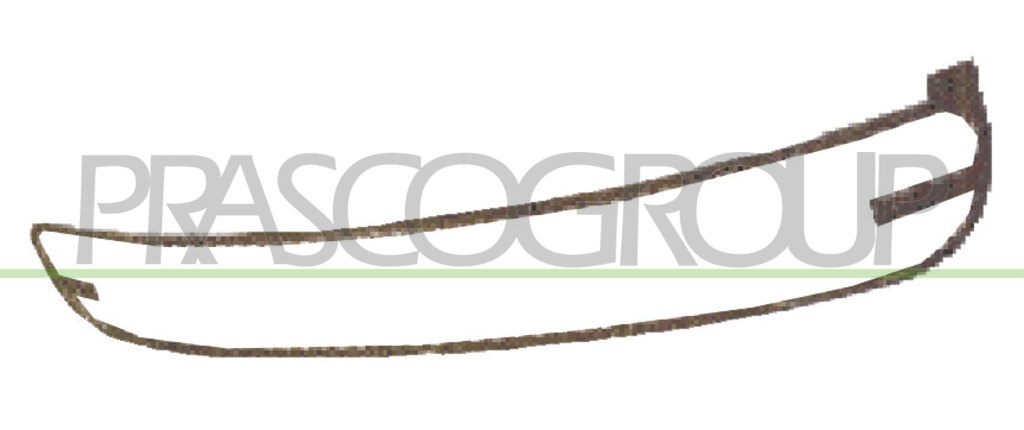 FRONT BUMPER GRILLE FRAME-WITH FOG LAMP HOLES MOD. > 05/2000