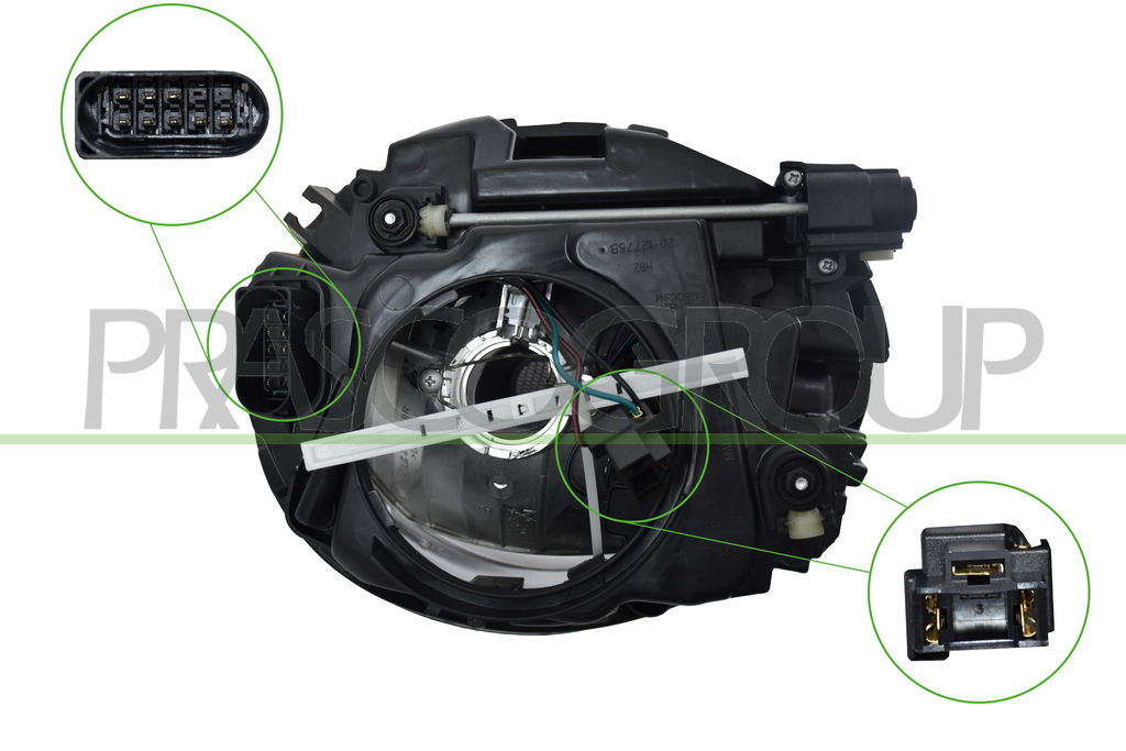 HEADLAMP RIGHT HB2 ELECTRIC-WITH MOTOR
