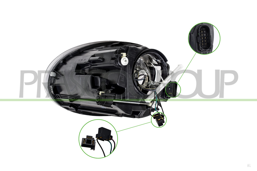 PROIETTORE DESTRO HB2-ELETTRICO-CON MOTORE