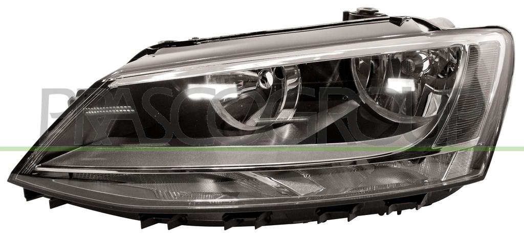 SCHEINWERFER LINKS-H7+H7-MIT LWR-MIT MOTOR