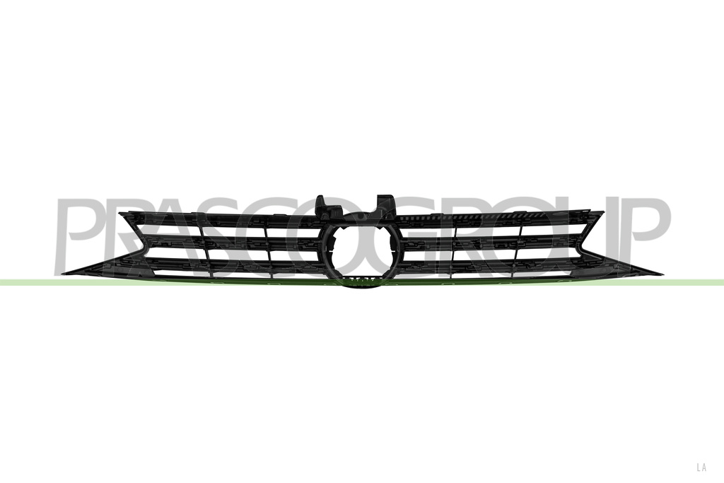 GRILLE CALANDRE NOIRE BRILLANT AVEC MOULURE CHROMEE' MOD. TRENDLINE