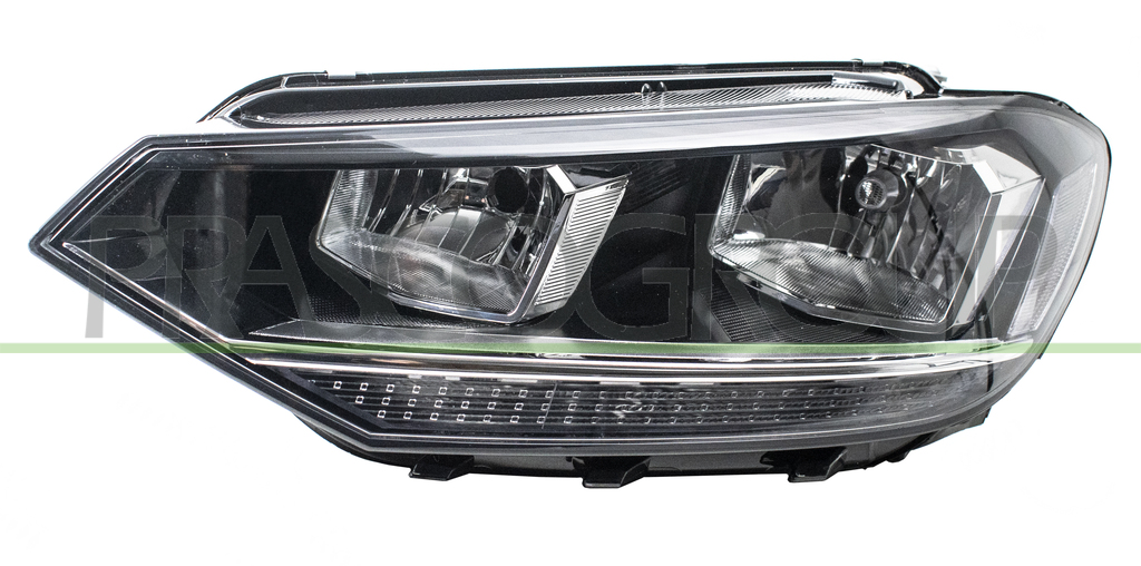 HEADLAMP LEFT H7+H7-ELECTRIC-WITH MOTOR
