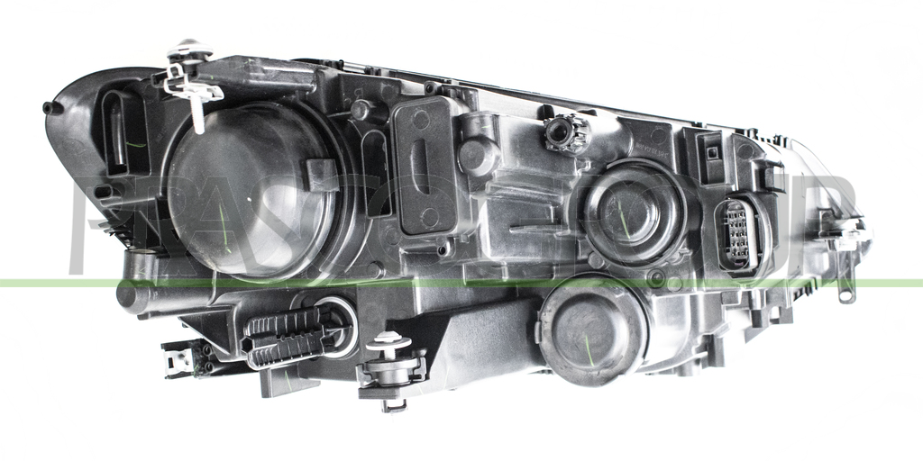 HEADLAMP LEFT H7+H7-ELECTRIC-WITH MOTOR