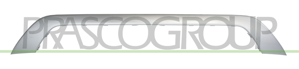 REAR BUMPER MOLDING-LOWER-SILVER