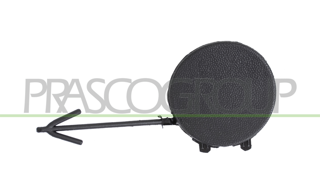REAR TOW HOOK COVER-BLACK-TEXTURED FINISH