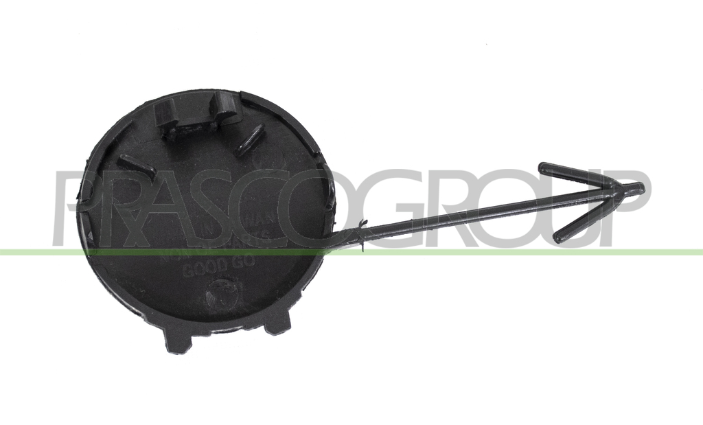 REAR TOW HOOK COVER-BLACK-TEXTURED FINISH