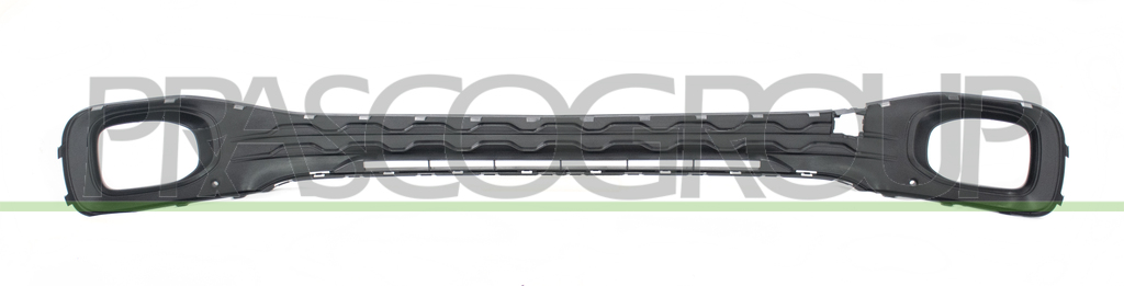 GRILLE NOIRE STRUCTURE' DE PARE-CHOCS-AVEC SIEGE ANTIBROUILLARD