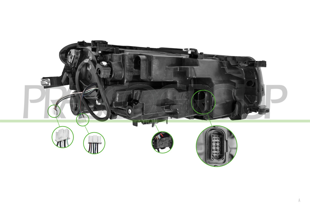 OPTICA IZQUIERDA-ELECTRICA-CON MOTOR-SIN UNIDAD DE CONTROL-FULL LED-MONTAJE VALEO