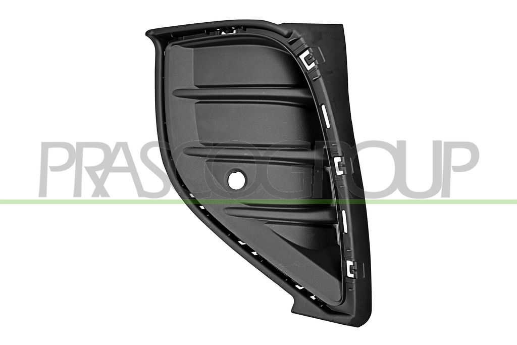 BUMPER GRILLE LEFT-BLACK-WITH PDC HOLE+SENSOR HOLDER
