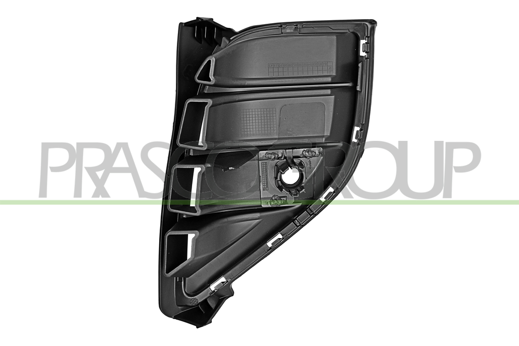BUMPER GRILLE LEFT-BLACK-WITH PDC HOLE+SENSOR HOLDER