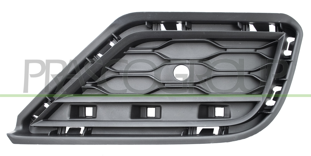 GRILLE GAUCHE DE PARE-CHOCS ARRIERE NOIRE AVEC TROUS RADAR+SUPPORT CAPTEURS