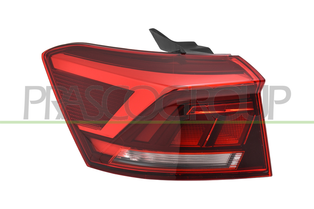 TAIL LAMP LEFT-OUTER-WITH BULB HOLDER-BLACK-A.L. TYPE