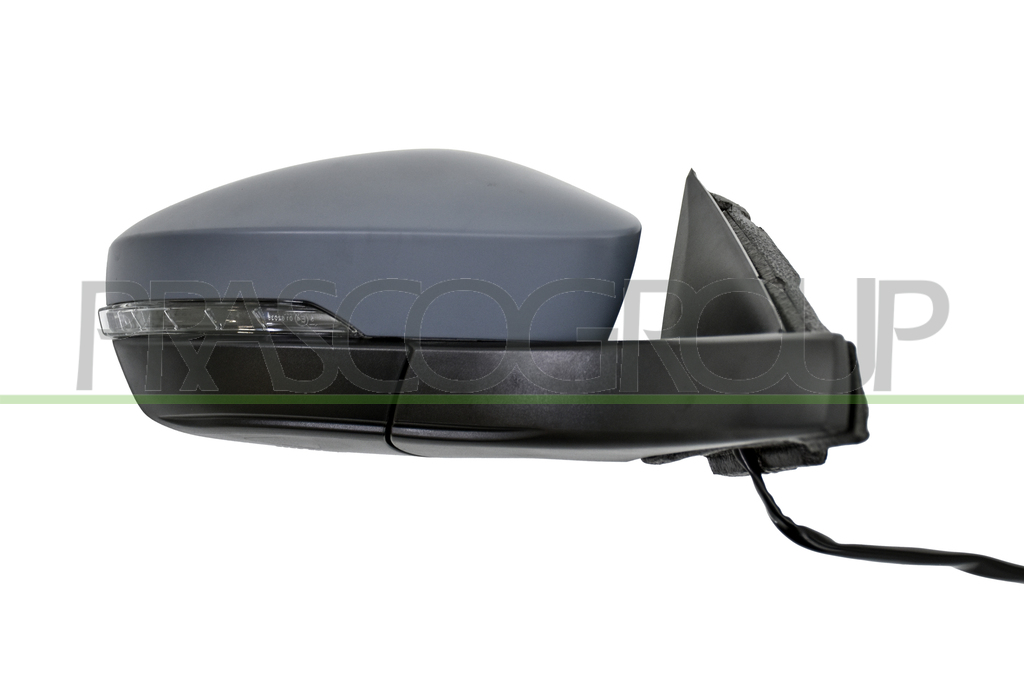 SPIEGEL RECHTS-ELEKTRISCH-HEIZBAR-GRUNDIERT-MIT BLINKER-MIT AMBIENTELICHT-ABKLAPPBAR-MIT MEMORY-MIT BLIS-KONVEX-15 PINS