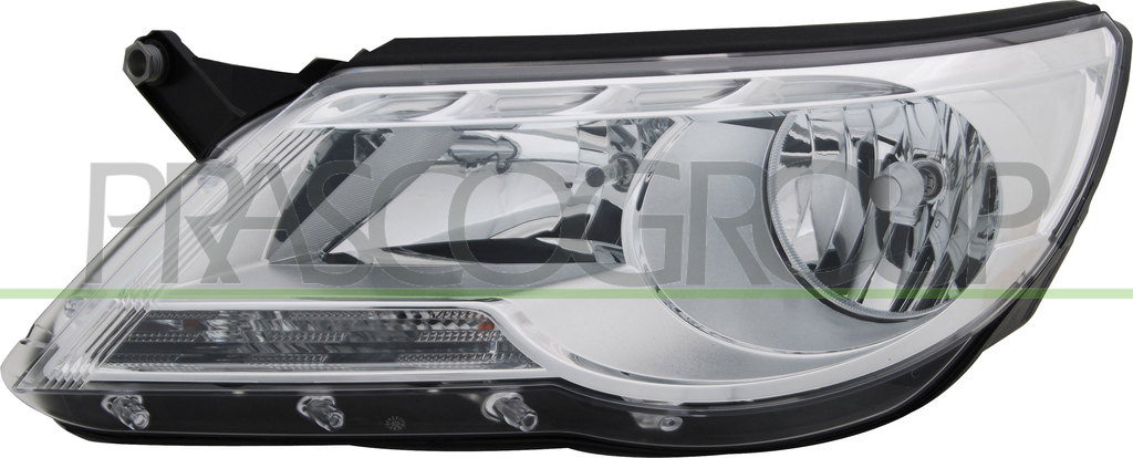 OPTICA DERECHA H7+H7 ELECTRICA-CON MOTOR