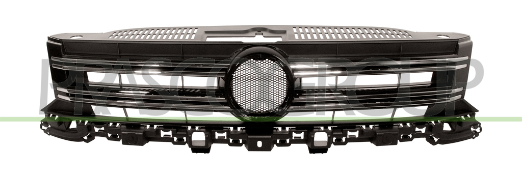 RADIATOR GRILLE-BLACK-GLOSSY-WITH CHROME MOLDING