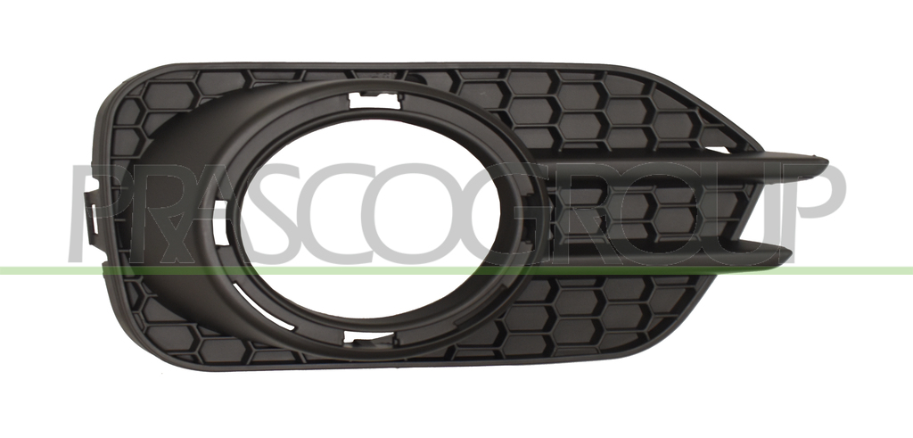BUMPER GRILLE LEFT-BLACK-WITH FOG LAMP HOLE-WITH FRAME HOLE MOD. SPORT 28°