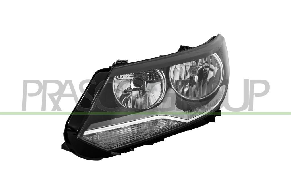 PROIETTORE SINISTRO H7+H15-ELETTRICO-CON MOTORE-CON LUCE DIURNA