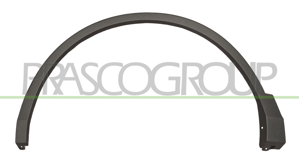 PARAFANGHINO ANTERIORE SINISTRO-NERO-GOFFRATO-CON CLIPS