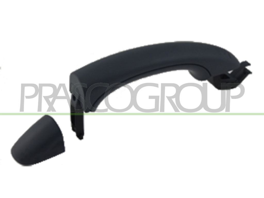 FRONT DOOR HANDLE RIGHT+REAR RIGHT/LEFT-OUTER-PRIMED-CENTRE LOCK-WITHOUT KEY HOLE