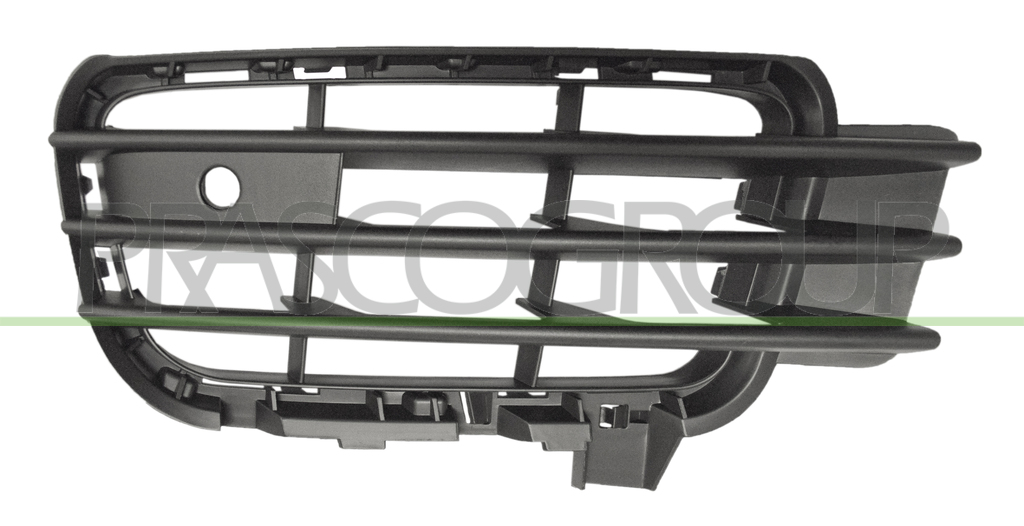 BUMPER GRILLE LEFT-BLACK-WITH PDC+SENSOR HOLDERS