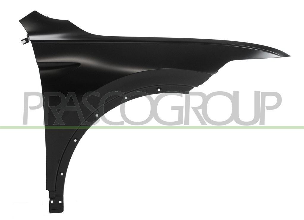 FRONT FENDER RIGHT-WITH WING EXTENSION HOLES