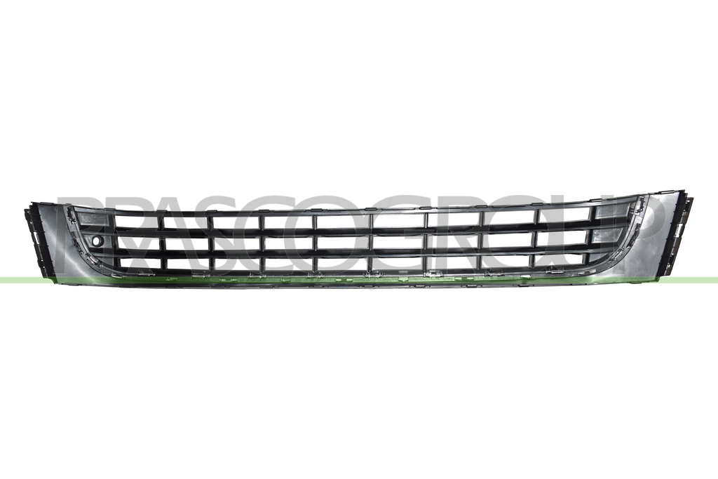 FRONT BUMPER GRILLE-CENTRE-BLACK-TEXTURED FINISH-WITH CHROME MOLDING