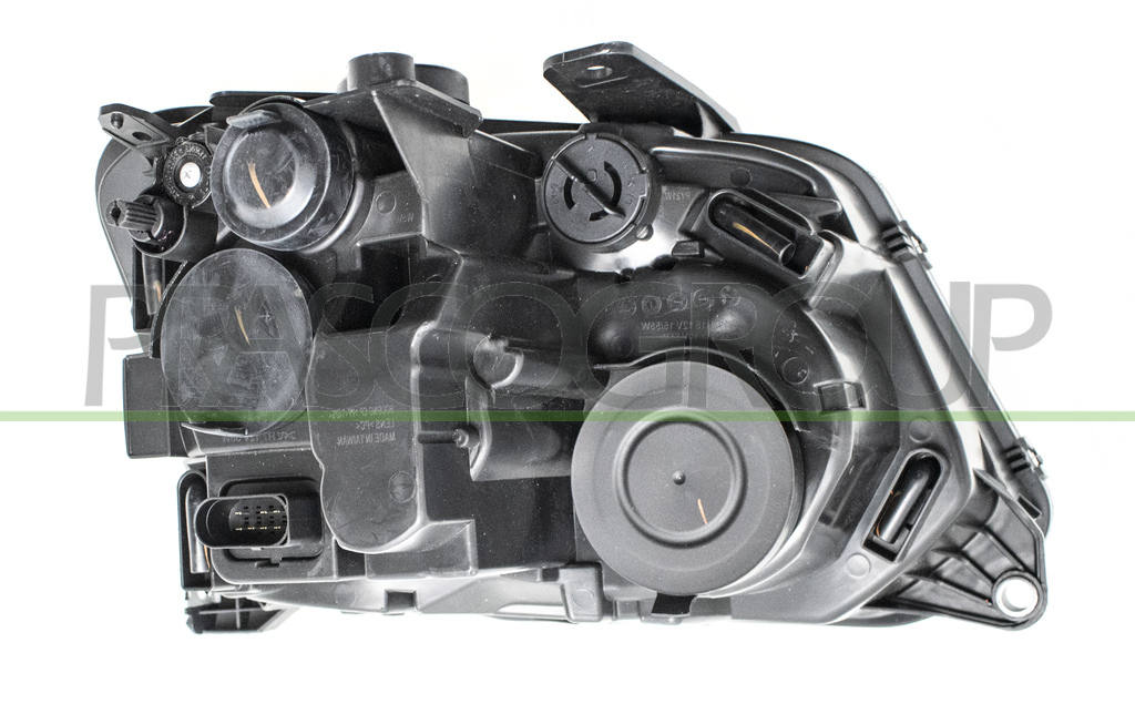 OPTICA IZQUIERDA H7+H1 ELECTRICA-CON MOTOR-NEGRA-MONTAJE VALEO