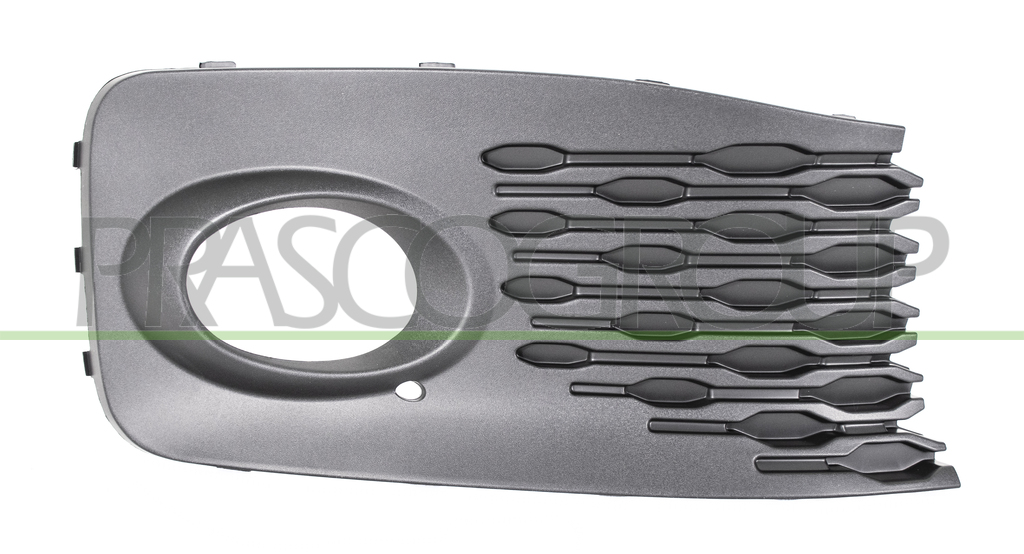 BUMPER GRILLE RIGHT-BLACK-TEXTURED FINISH-WITH FOG LAMP HOLE