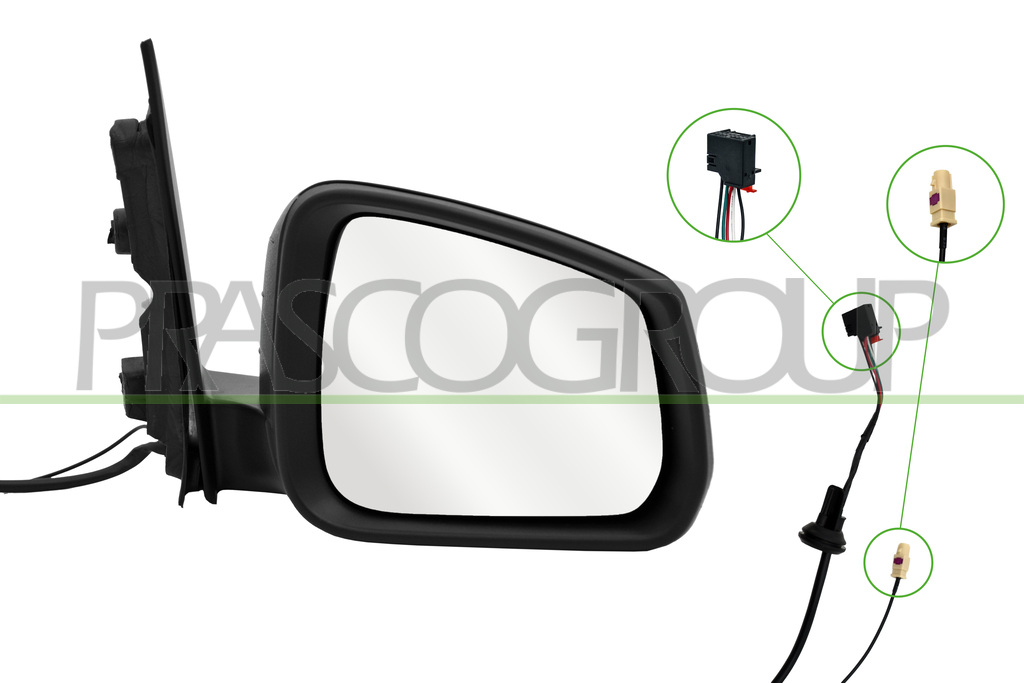 ESPEJO DERECHO-ELECTRICO-NEGRO-TERMICO-CON ANTENA-CONVEXO-12H5P