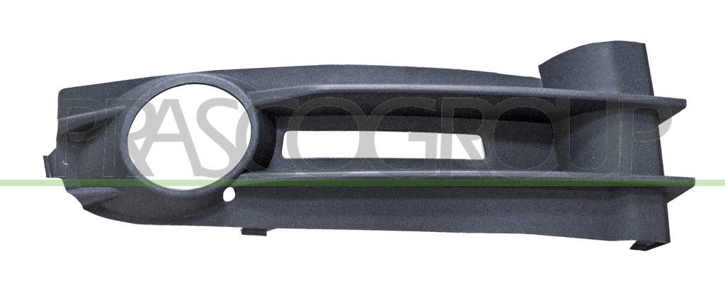 BUMPER GRILLE RIGHT-DARK GRAY-TEXTURED FINISH-WITH FOG LAMP HOLE