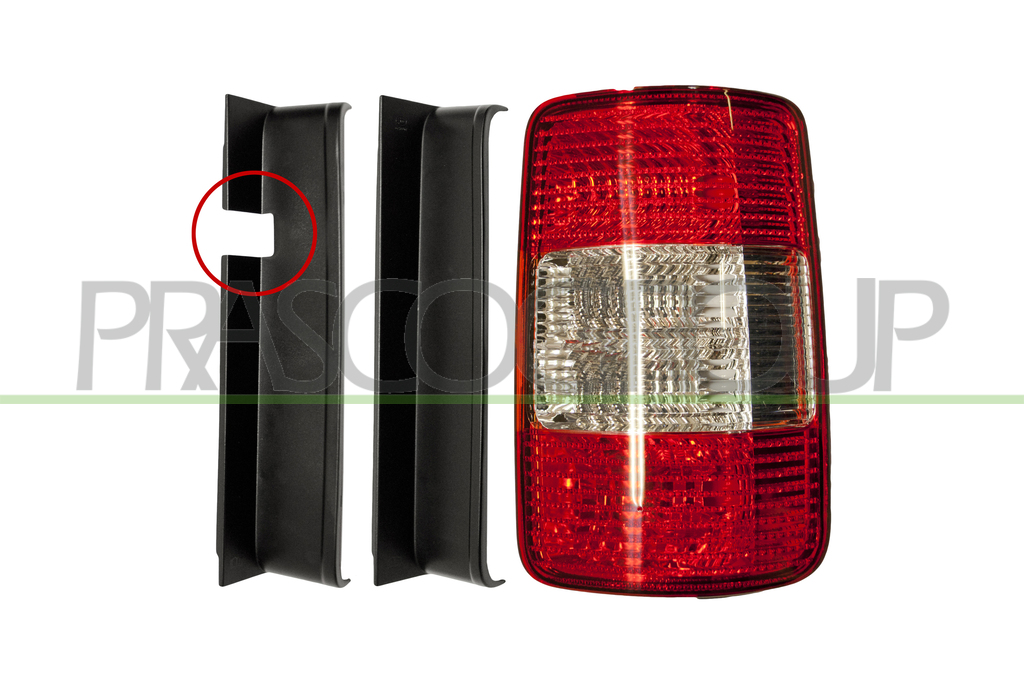 TAIL LAMP RIGHT-WITHOUT BULB HOLDER-WITH SUPPORTS FOR MOD. TAIL GATE AND 2 DOOR