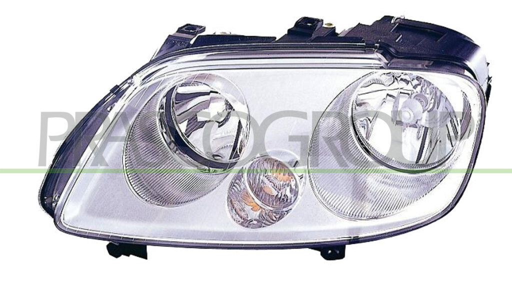 HEADLAMP LEFT H1+H7 ELECTRIC-WITH MOTOR-CHROME MOD. STANDARD