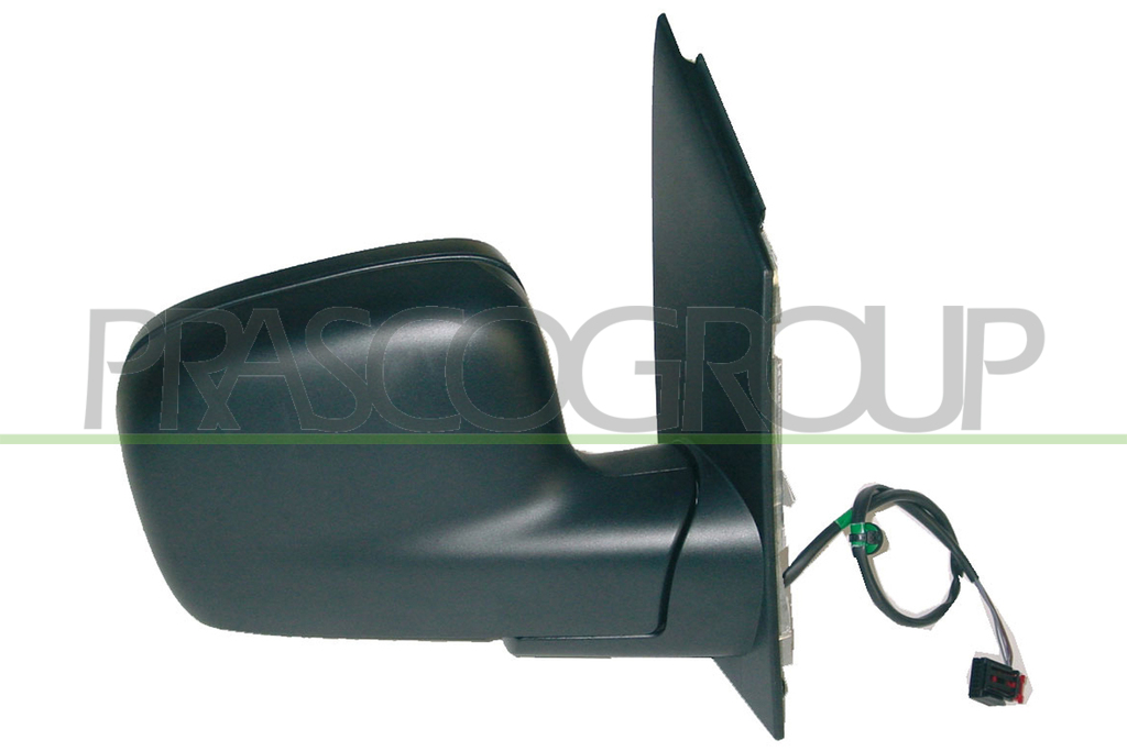 DOOR MIRROR RIGHT-ELECTRIC-BLACK-HEATED-CONVEX-12H5P MOD. 07/06 >