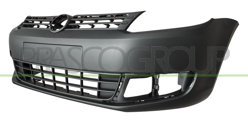FRONT BUMPER-BLACK-TEXTURED FINISH-WITH BUMPER GRILLE-CENTRE