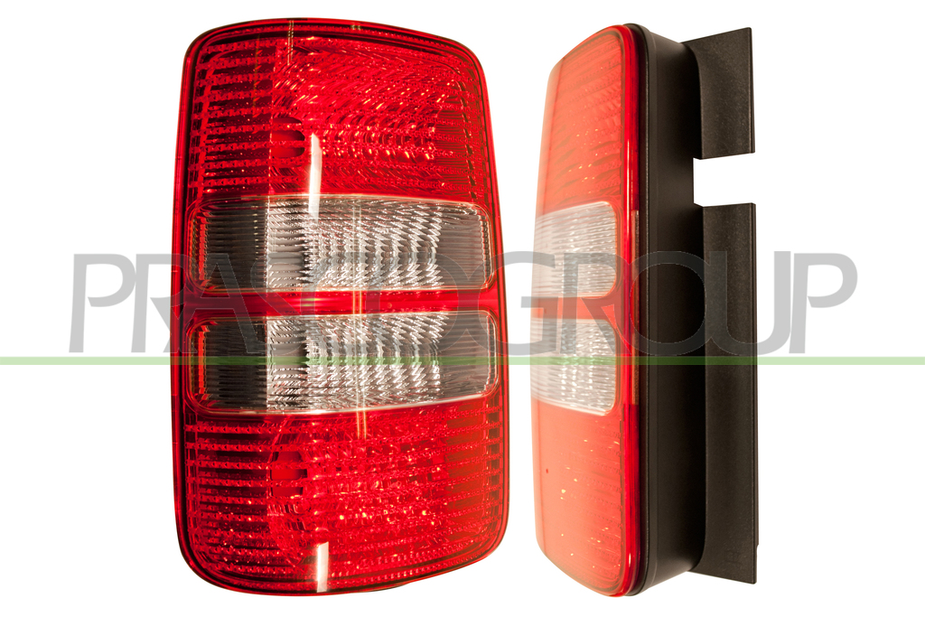 TAIL LAMP LEFT-WITHOUT BULB HOLDER-RED/CLEAR MOD. 2 DOOR
