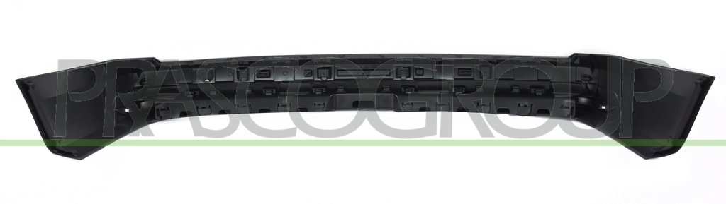 REAR BUMPER-BLACK-TEXTURED FINISH-WITH CUTTING MARKS FOR PDC-WITH TOW HOOK COVER MOD. LONG WHEELBASE VERSION