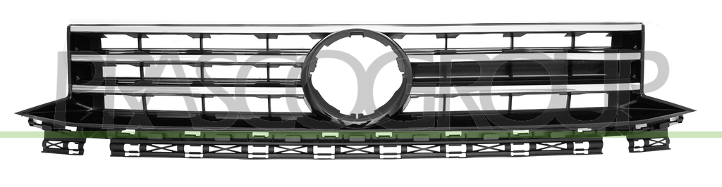 RADIATOR GRILLE-BLACK-GLOSSY-WITH CHROME MOLDING