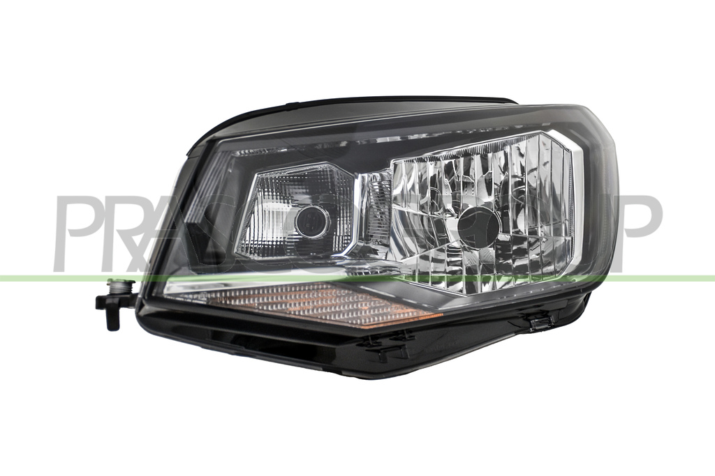 HEADLAMP LEFT H4 ELECTRIC-WITH MOTOR-BLACK
