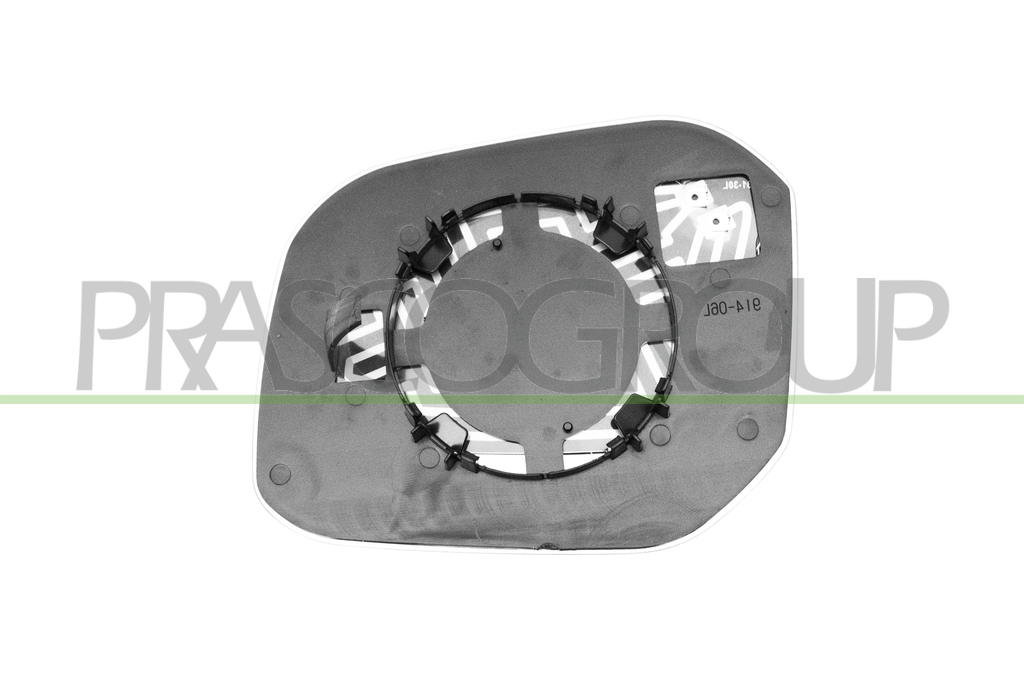 MIRROR GLASS BASE RIGHT-CONVEX/HEATED