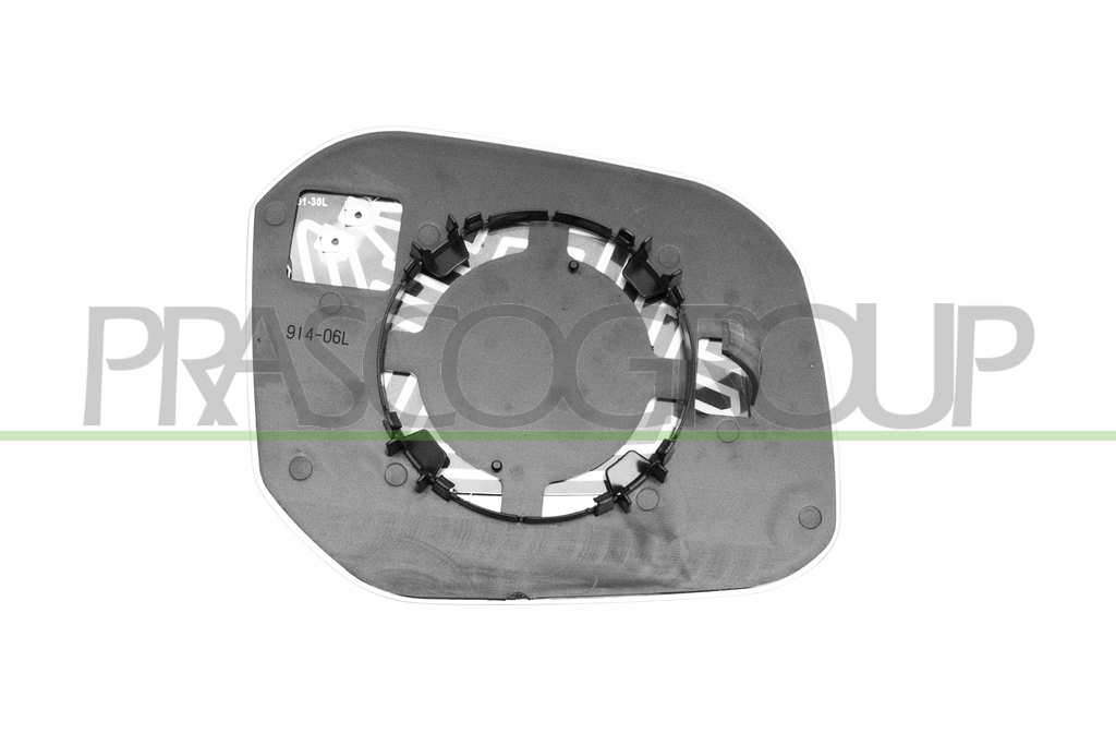 MIRROR GLASS BASE LEFT-HEATED-ASPHERICAL