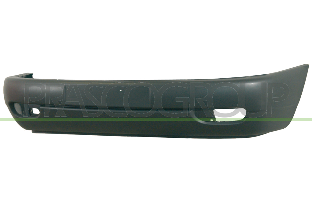 FRONT BUMPER-BLACK-WITH SHORT UPPER PART-WITH FOG LAMP HOLES