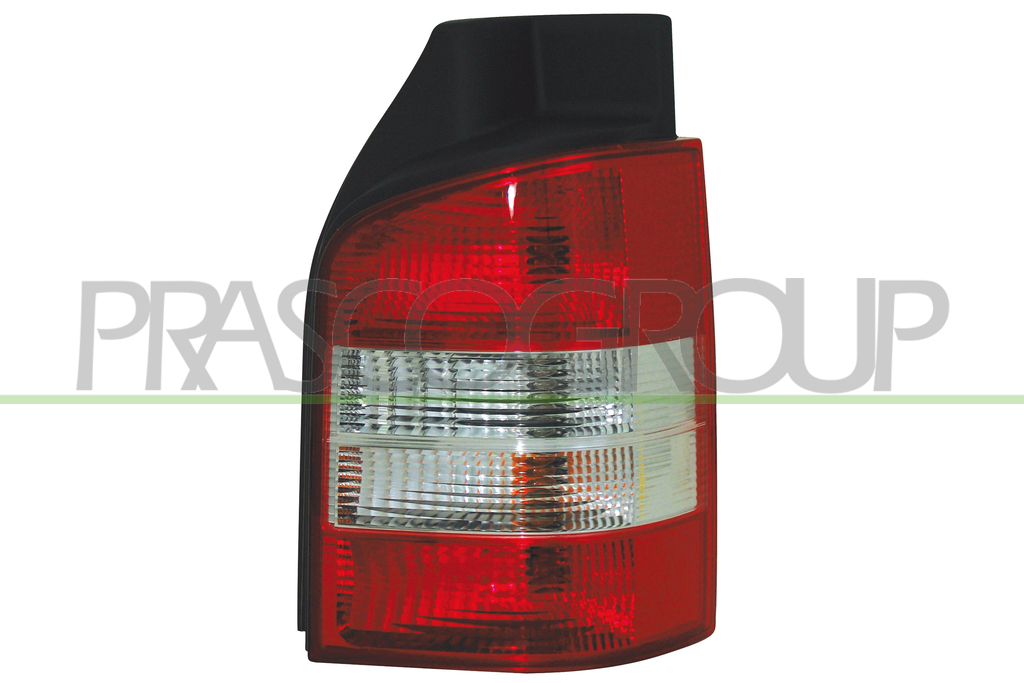 RUECKLEUCHTE LINKS-OHNE FASSUNG-ROT-WEISS-SCHWARZE BASIS MOD. 2 TUERIG