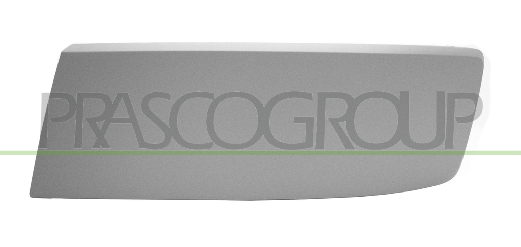 FRONT BUMPER MOLDING LEFT-BLACK-LIGHT-GRAY-TEXTURED FINISH-WITH CUTTING MARKS FOR PDC