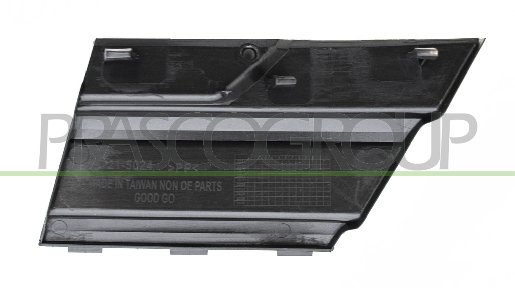 FRONT TOW HOOK COVER-BLACK-TEXTURED FINISH