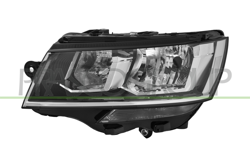 HEADLAMP LEFT H7+H15 ELECTRIC-WITH MOTOR