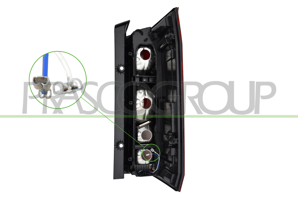 FANALE POSTERIORE SINISTRO-SENZA PORTA-LAMPADA-LED