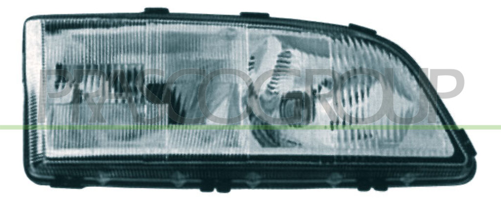 HEADLAMP LEFT H7+H7+H7 ELECTRIC-WITHOUT MOTOR