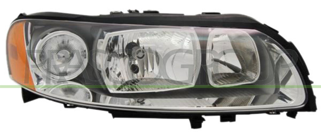 SCHEINWERFER LINKS-H7+H9-MIT LWR-OHNE MOTOR-GRAU