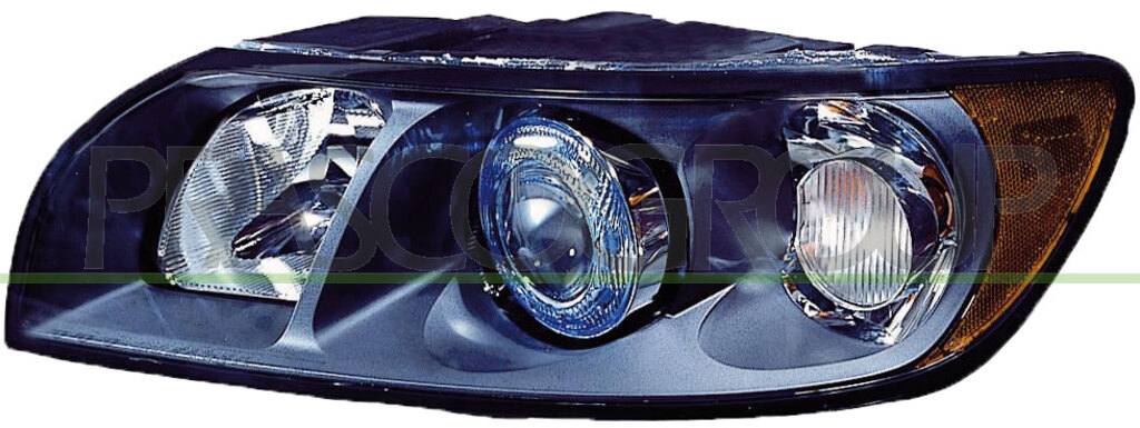 SCHEINWERFER LINKS-H7+HB3-MIT LWR-MIT MOTOR MOD. V50-GRAU