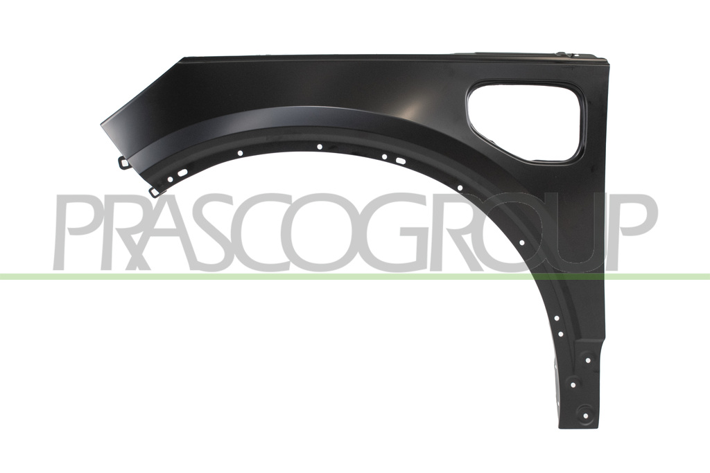 FRONT FENDER LEFT-WITH PLUG-IN HOLE